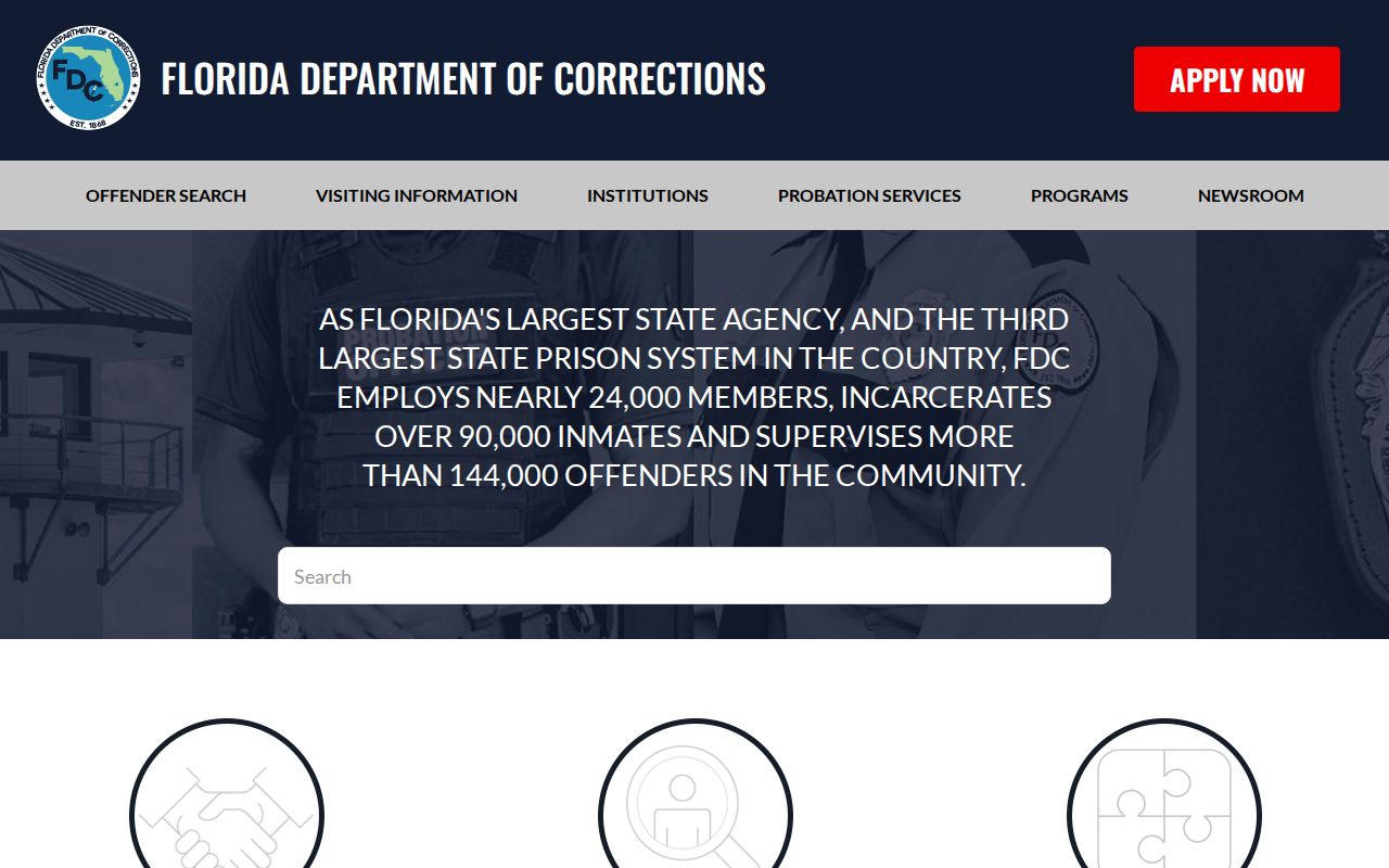 Florida Department of Corrections annual report listing Tallahassee Community Release Center